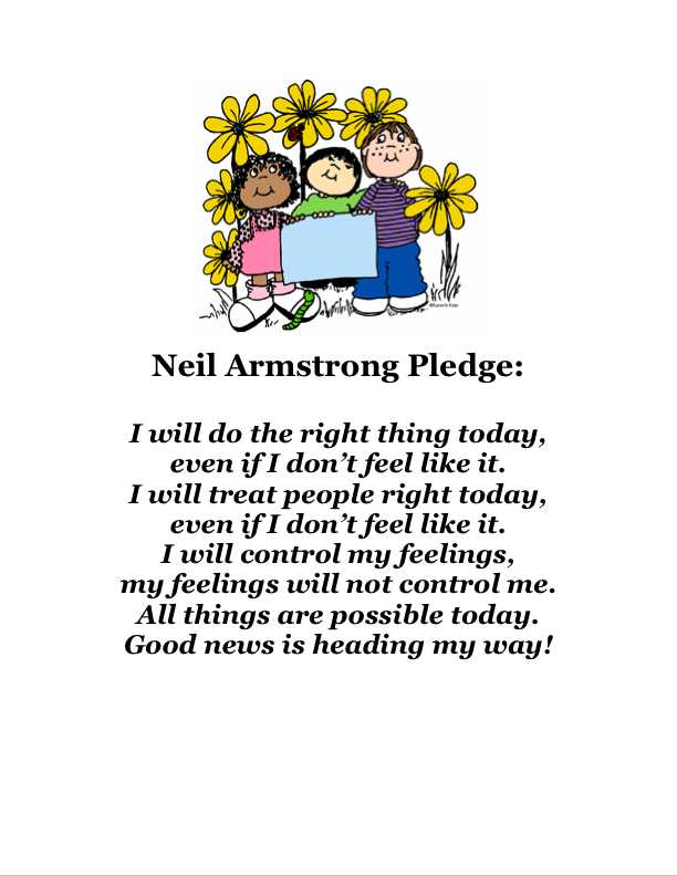 Neil Armstrong Pledge